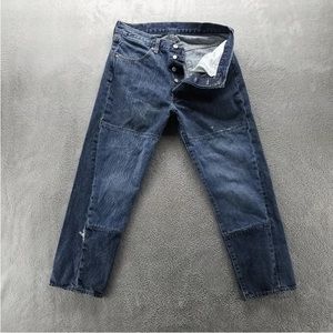 Levi’s 501 Custom Patchwork Button Fly Denim